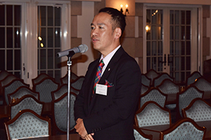 佐野学園　佐野理事長の懇親会でのご挨拶