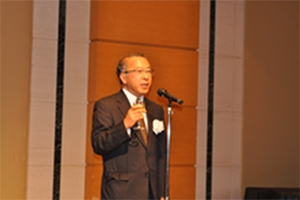 樋口理事長の乾杯挨拶