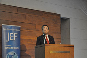 朝田会長による来賓挨拶