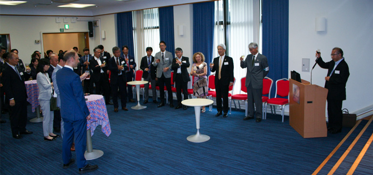 A toast by Mr Higuchi, President of the Manufactured Imports and Investment Promotion Organization.