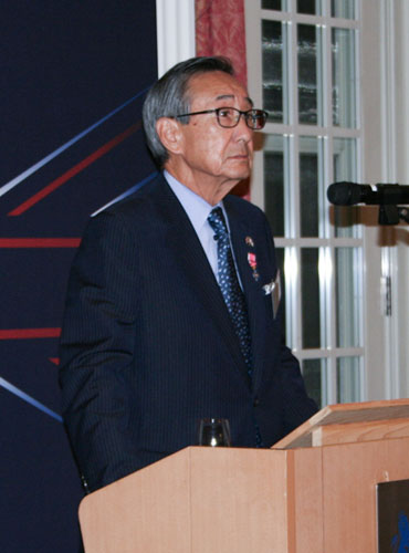 Greetings and toast by former Chairman Asada